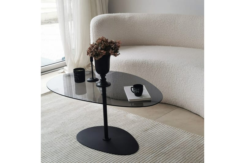 Svanabyn Soffbord 90 cm - Grå/Svart - Möbler - Bord & matgrupper - Soffbord