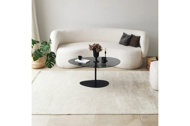 Svanabyn Soffbord 90 cm - Grå/Svart - Möbler - Bord & matgrupper - Soffbord