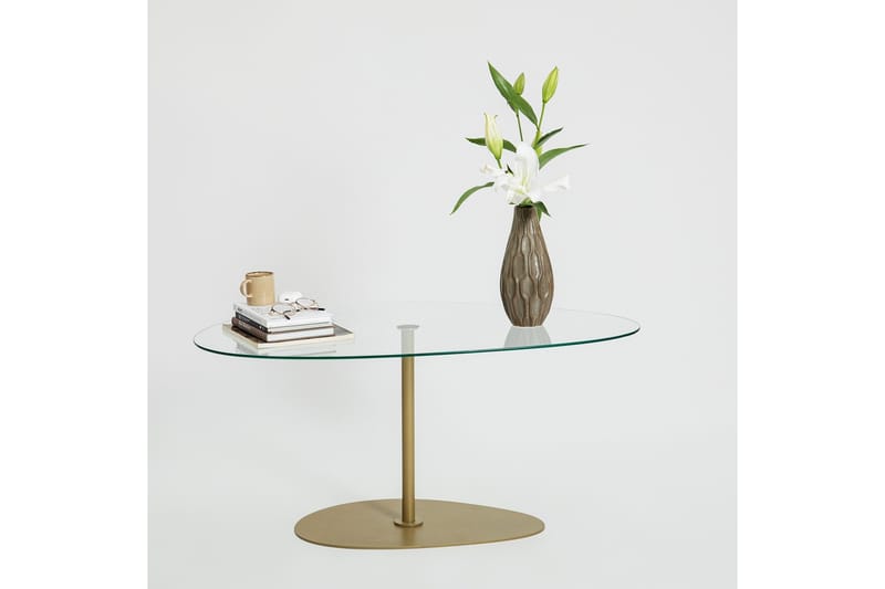 Svanabyn Soffbord 90 cm - Guld - Möbler - Bord & matgrupper - Soffbord