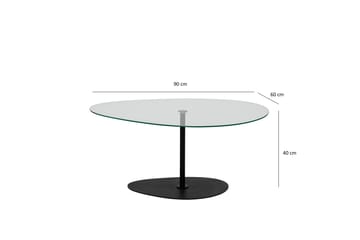 Svanabyn Soffbord 90 cm - Svart - Möbler - Bord & matgrupper - Soffbord
