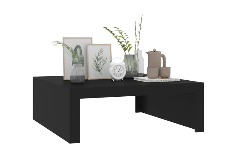Soffbord svart 100x100x35 cm spånskiva - Svart - Möbler - Bord & matgrupper - Soffbord