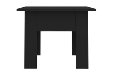 Soffbord svart 55x55x42 cm spånskiva