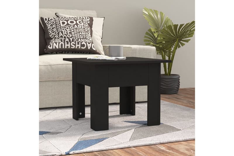 Soffbord svart 55x55x42 cm spånskiva - Svart - Möbler - Bord & matgrupper - Soffbord