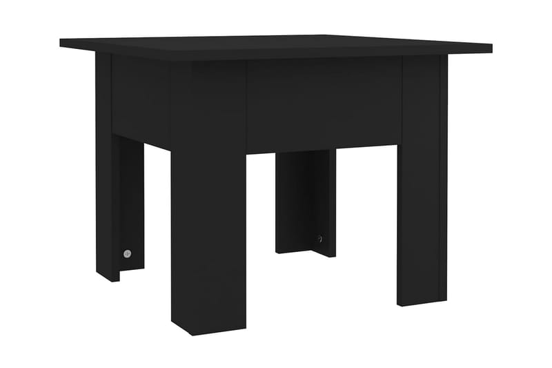 Soffbord svart 55x55x42 cm spånskiva - Svart - Soffbord