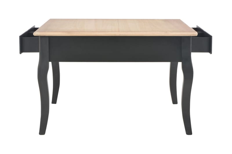 Soffbord svart 80x80x50 cm trä - Svart - Soffbord