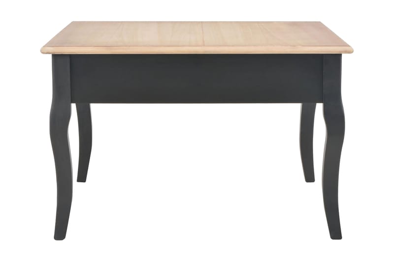 Soffbord svart 80x80x50 cm trä - Svart - Soffbord