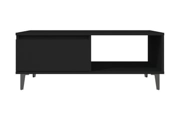 Soffbord svart 90x60x35 cm spånskiva