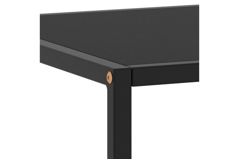 Soffbord svart med svart glas 120x50x35 cm - Svart - Möbler - Bord & matgrupper - Soffbord