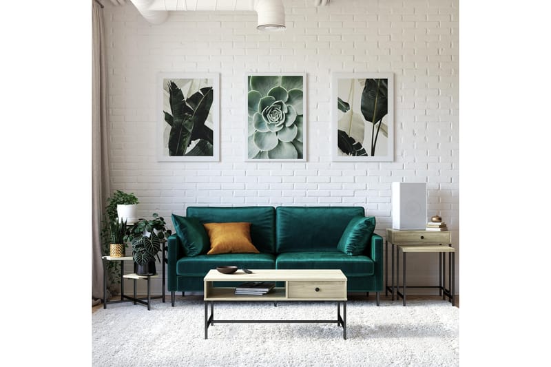 Tamlin Soffbord 102x50 cm Brun - Novogratz - Möbler - Bord & matgrupper - Soffbord