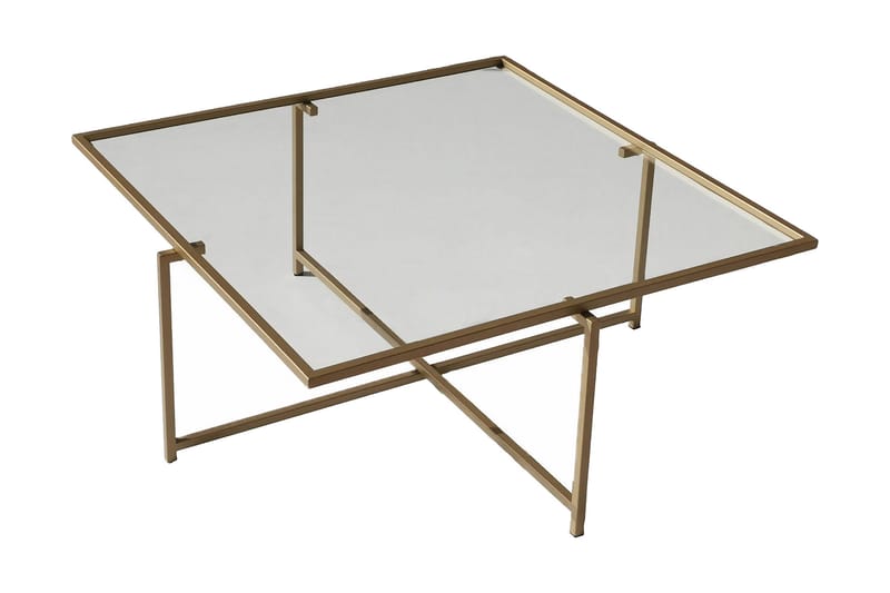 Telence Soffbord 85x35x85 cm - Guld - Möbler - Bord & matgrupper - Soffbord
