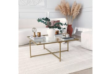 Telence Soffbord 85x35x85 cm - Guld - Möbler - Bord & matgrupper - Soffbord