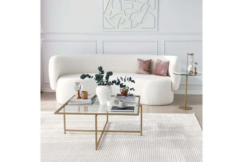 Telence Soffbord 85x35x85 cm - Guld - Möbler - Bord & matgrupper - Soffbord