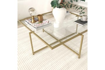 Telence Soffbord 85x35x85 cm - Guld - Möbler - Bord & matgrupper - Soffbord