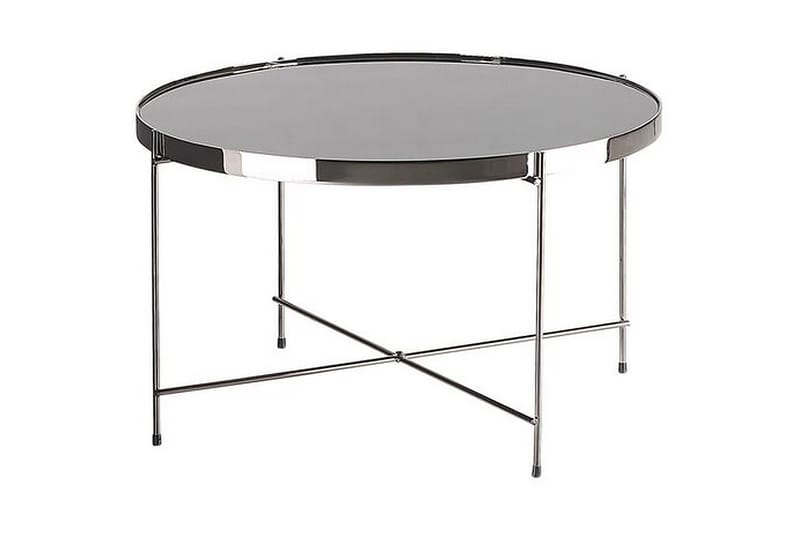 Thore Soffbord 63 cm Runt - Glas/Silver - Möbler - Bord & matgrupper - Soffbord
