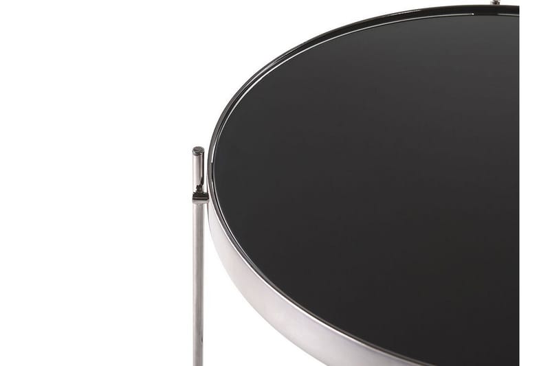 Thore Soffbord 63 cm Runt - Glas/Silver - Möbler - Bord & matgrupper - Soffbord