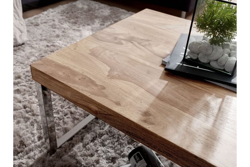 Thuxton Soffbord 120 cm - Akacia/Krom - Möbler - Bord & matgrupper - Soffbord