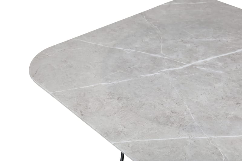 Tristar Soffbord 80 cm - Marmor/Grå/Svart - Möbler - Bord & matgrupper - Soffbord