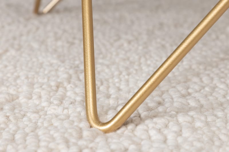 Tristar Soffbord 80 cm - Marmor/Svart/Mässing - Möbler - Bord & matgrupper - Soffbord