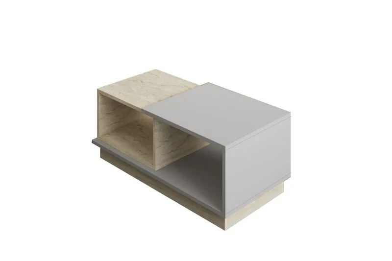 Soffbord Vaelen Travertin / Grå - Travertin / Grå - Möbler - Bord & matgrupper - Soffbord