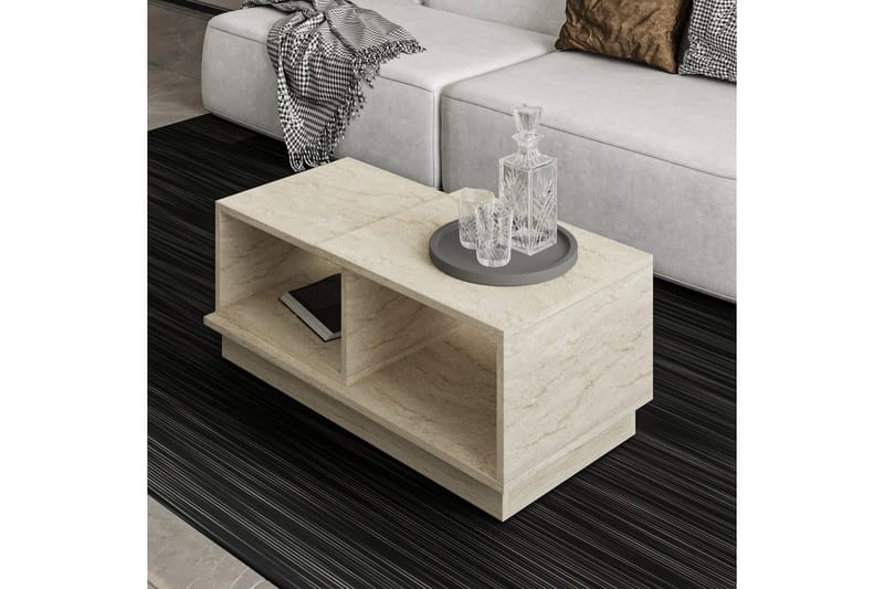 Soffbord Vaelen Travertin - Travertin - Möbler - Bord & matgrupper - Soffbord