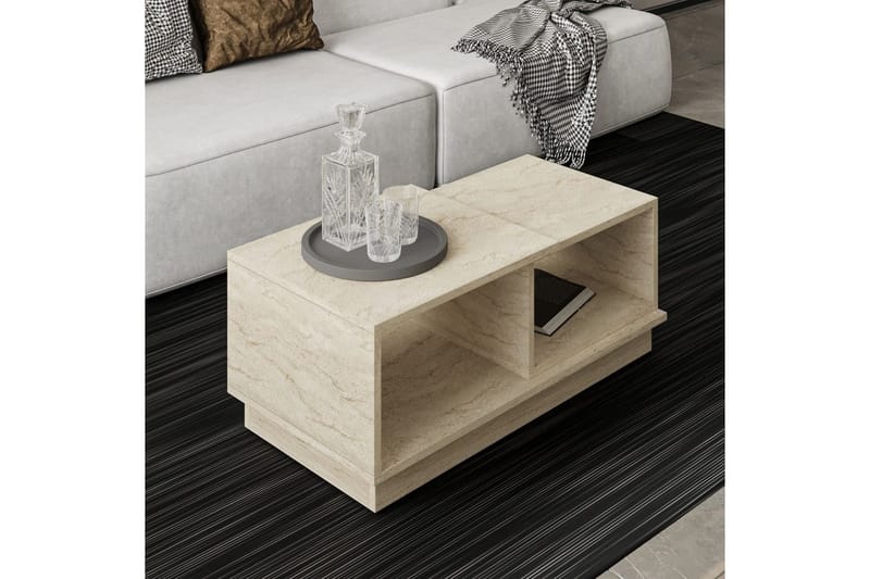 Soffbord Vaelen Travertin - Travertin - Möbler - Bord & matgrupper - Soffbord