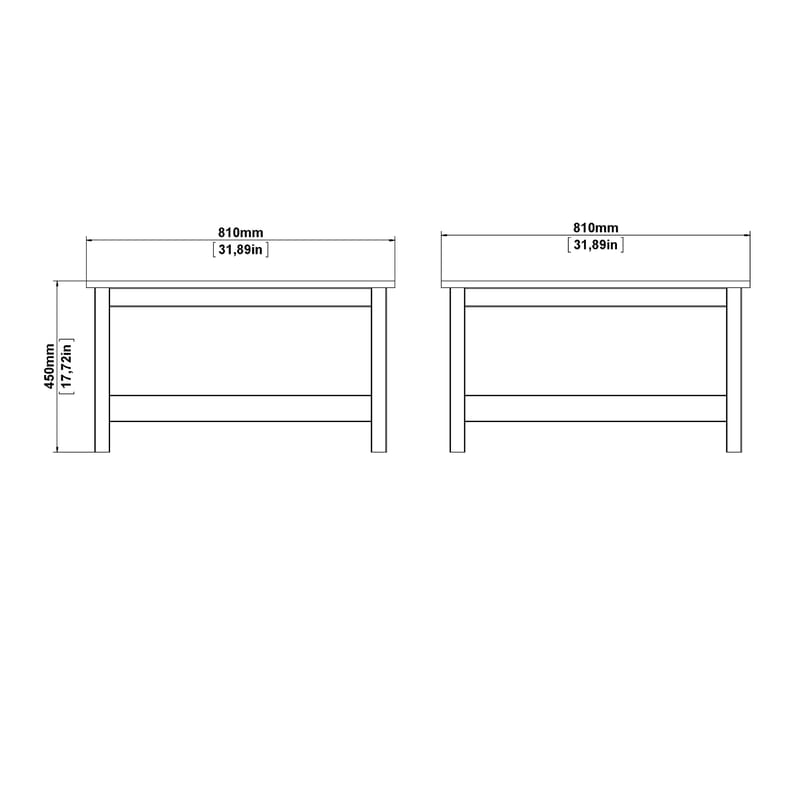 Vallvidera Soffbord 81 cm - Möbler - Bord & matgrupper - Soffbord