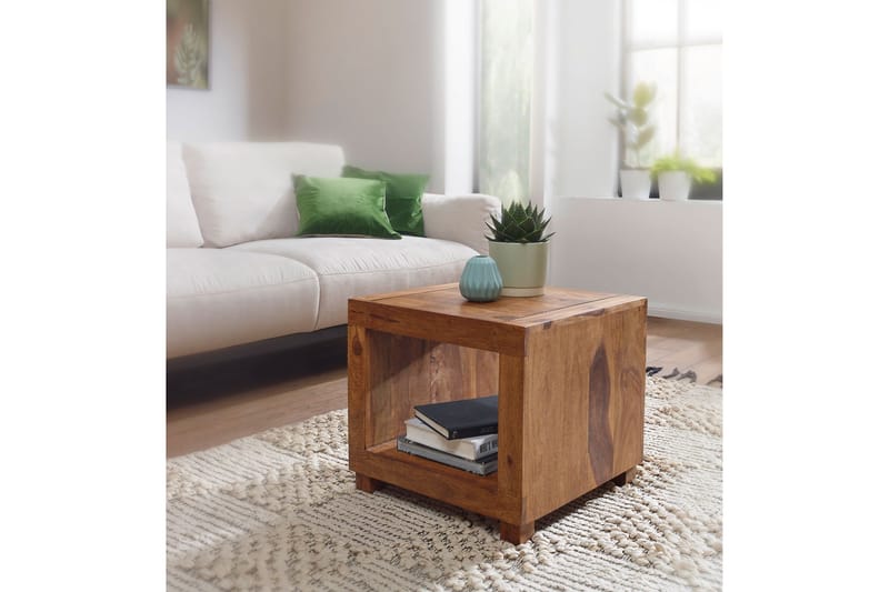 Vandemark Soffbord 50 cm med Förvaring Hylla - Massivt Trä - Möbler - Bord & matgrupper - Soffbord