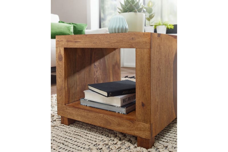 Vandemark Soffbord 50 cm med Förvaring Hylla - Massivt Trä - Möbler - Bord & matgrupper - Soffbord