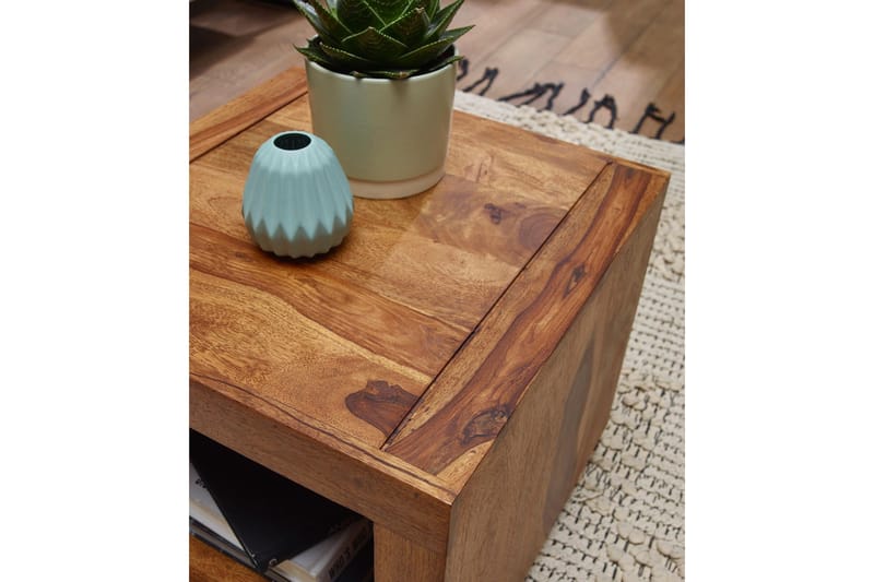 Vandemark Soffbord 50 cm med Förvaring Hylla - Massivt Trä - Möbler - Bord & matgrupper - Soffbord