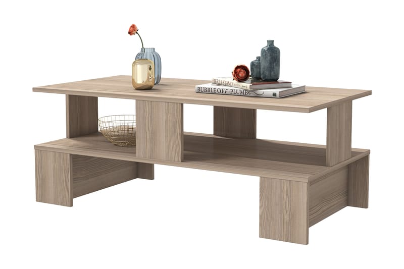 Velenje Soffbord 120 cm - Natur/Mörkbrun - Möbler - Bord & matgrupper - Soffbord
