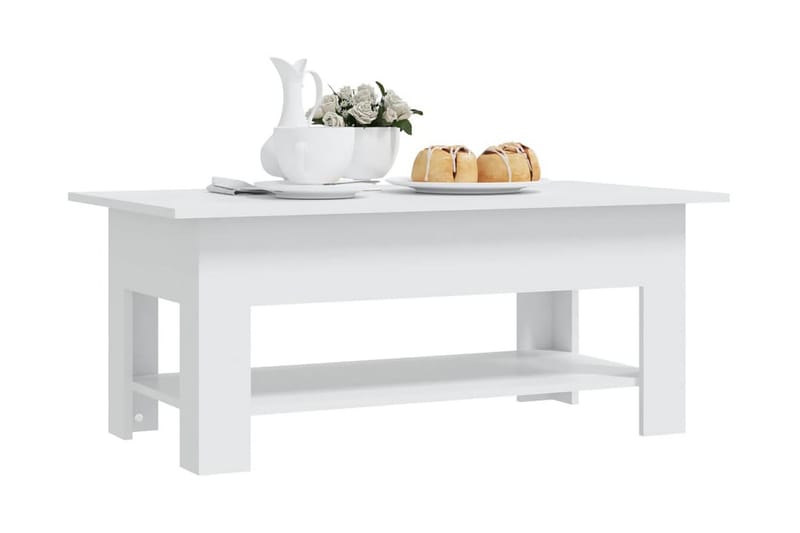 Soffbord vit 102x55x42 cm spånskiva - Vit - Möbler - Bord & matgrupper - Soffbord