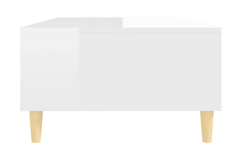 Soffbord vit högglans 103,5x60x35 cm spånskiva - Vit - Möbler - Bord & matgrupper - Soffbord