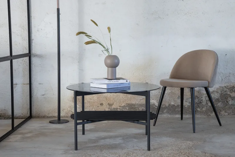 Von Staf Soffbord 80 cm Runt - Grå - Möbler - Bord & matgrupper - Soffbord