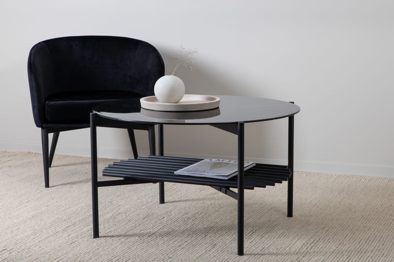 Von Staf Soffbord 80 cm Runt - Svart - Möbler - Bord & matgrupper - Soffbord
