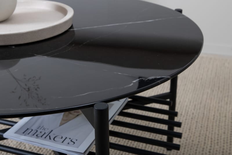 Von Staf Soffbord 80 cm Runt - Svart - Möbler - Bord & matgrupper - Soffbord