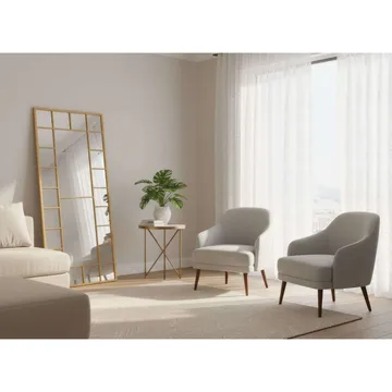 Vornas Golvspegel 80x180 cm - Guld - Inredning - Speglar - Golvspegel