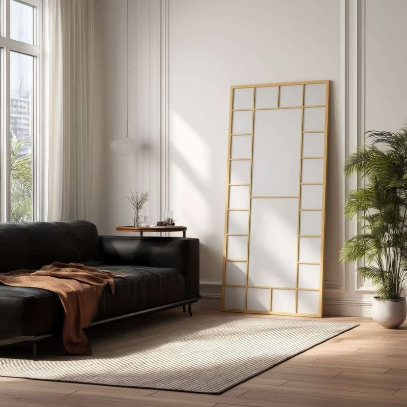 Vornas Golvspegel 80x180 cm - Guld - Inredning - Speglar - Golvspegel