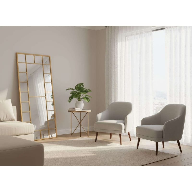 Vornas Golvspegel 80x180 cm - Guld - Inredning - Speglar - Golvspegel