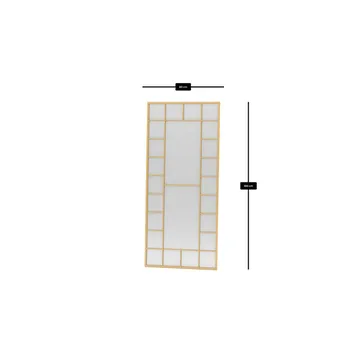 Vornas Golvspegel 80x180 cm - Guld - Inredning - Speglar - Golvspegel