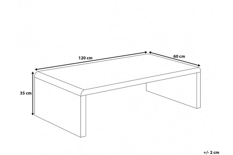 Wakee Soffbord 120 cm - Vit - Möbler - Bord & matgrupper - Soffbord