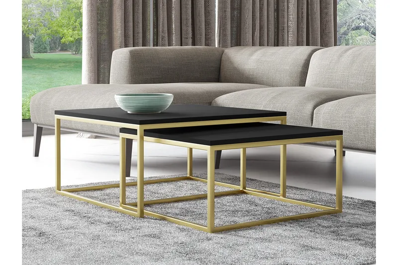 Wardner Soffbord 76 cm - Svart - Möbler - Bord & matgrupper - Soffbord