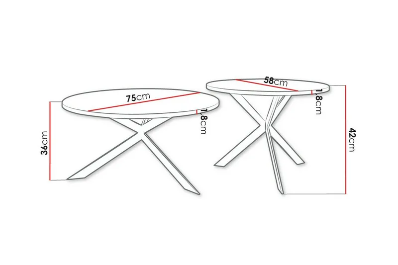 Wardner Soffbord - Vit - Möbler - Bord & matgrupper - Soffbord