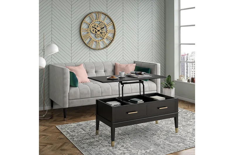 Westerleigh Soffbord 106 cm Höj-och Sänkbart Förvaring Låda - CosmoLiving - Möbler - Bord & matgrupper - Soffbord