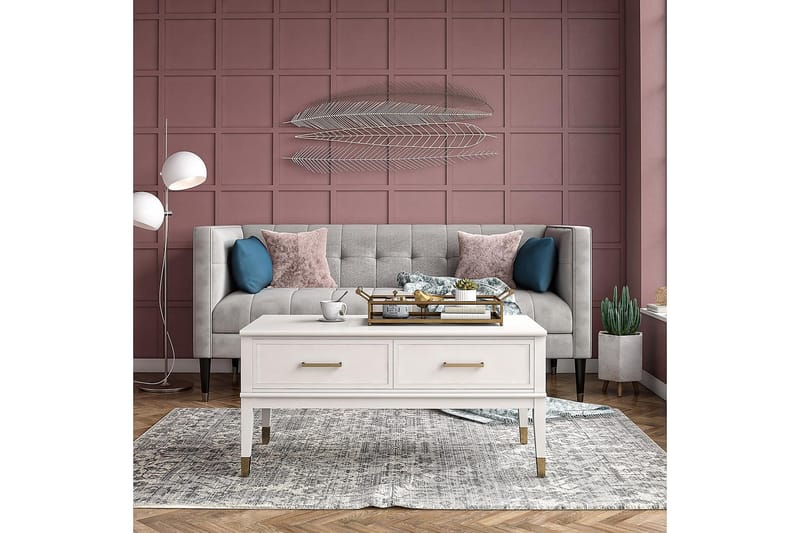 Westerleigh Soffbord 106 cm Höj och Sänkbart m Förvaring Låd - CosmoLiving - Möbler - Bord & matgrupper - Soffbord