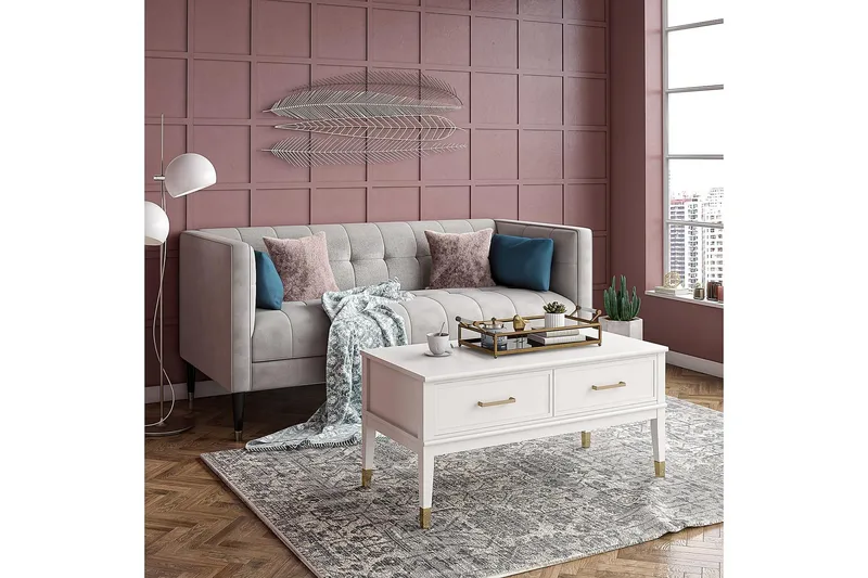 Westerleigh Soffbord 106 cm Höj och Sänkbart m Förvaring Låd - CosmoLiving - Möbler - Bord & matgrupper - Soffbord