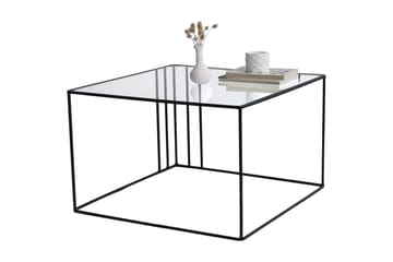 Wijkan Soffbord 55 cm - Glas/Svart - Möbler - Bord & matgrupper - Soffbord