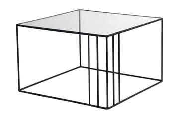 Wijkan Soffbord 55 cm - Glas/Svart - Möbler - Bord & matgrupper - Soffbord