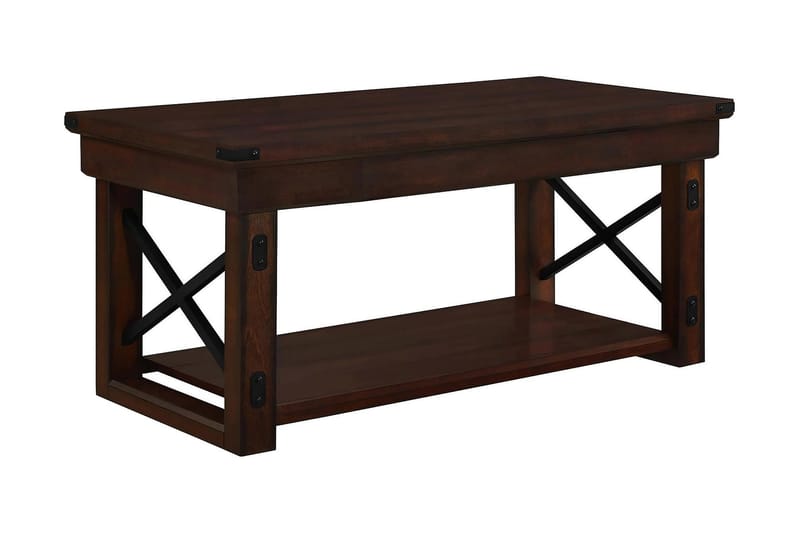 Wildwood Soffbord 112 cm med Förvaring Hylla Espresso - Dorel Home - Möbler - Bord & matgrupper - Soffbord