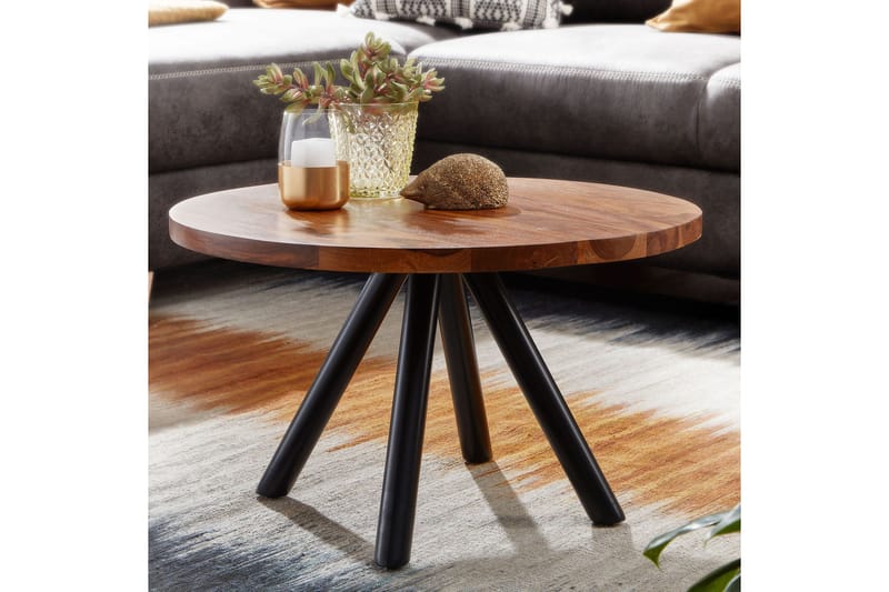 Wilhem 60 cm Runt Soffbord i Ek - Brun - Möbler - Bord & matgrupper - Soffbord