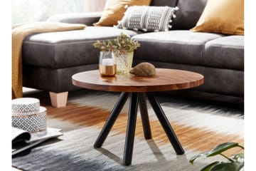 Wilhem 60 cm Runt Soffbord i Ek - Brun - Möbler - Bord & matgrupper - Soffbord